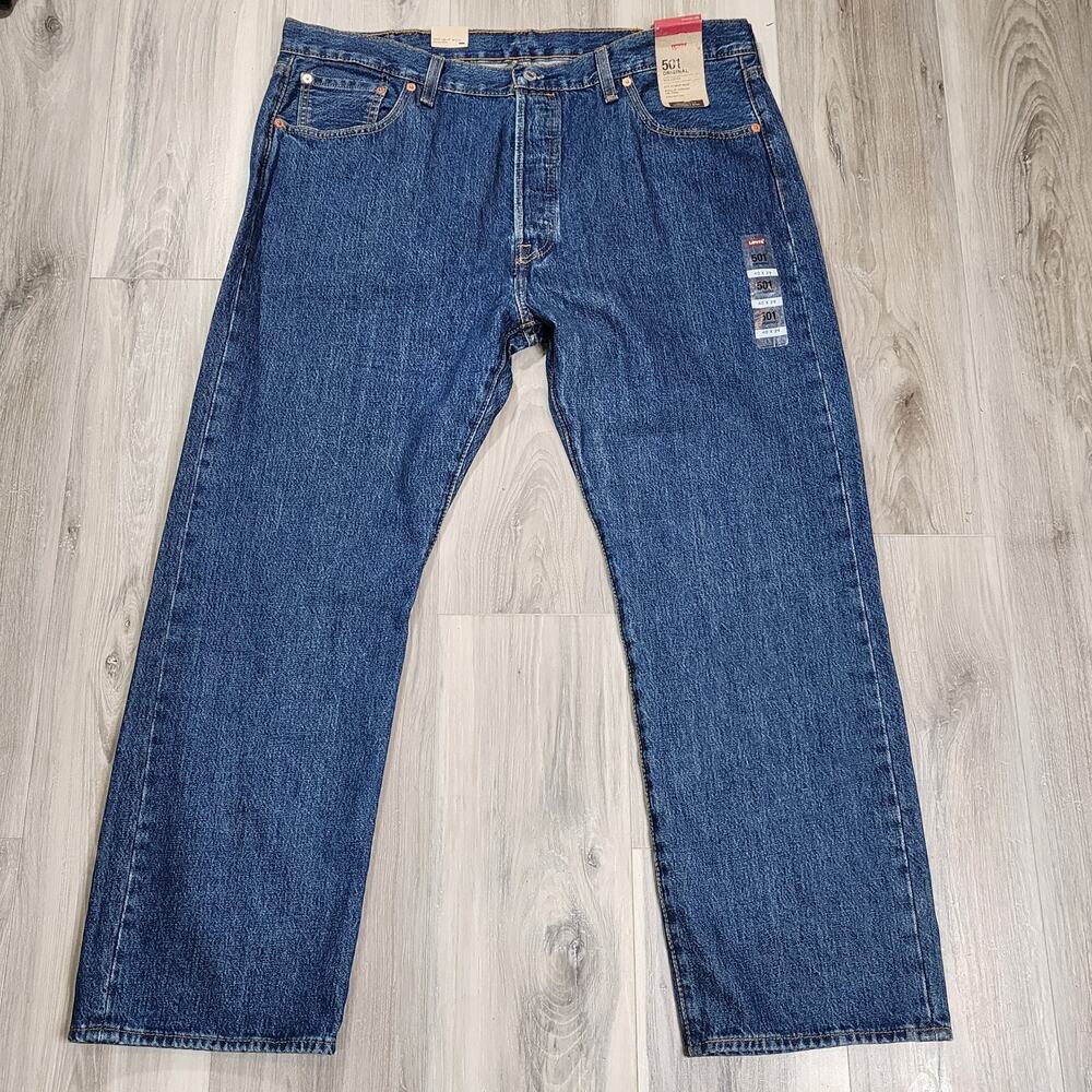 Levi's 501 Jeans Men's 40X29 Medium Wash Original New 005010194